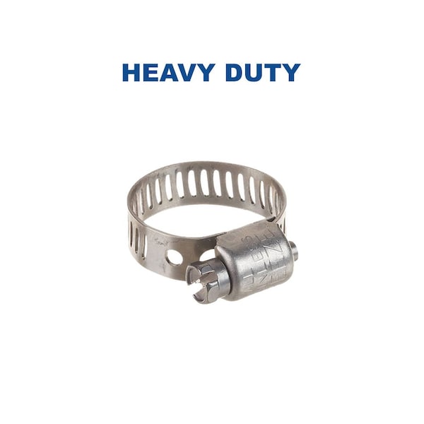 Thrifco Plumbing 64008H No 8 Power Seal High Torque Hose Clamp 1/2 Inch to 29/32 I 6519508 - main